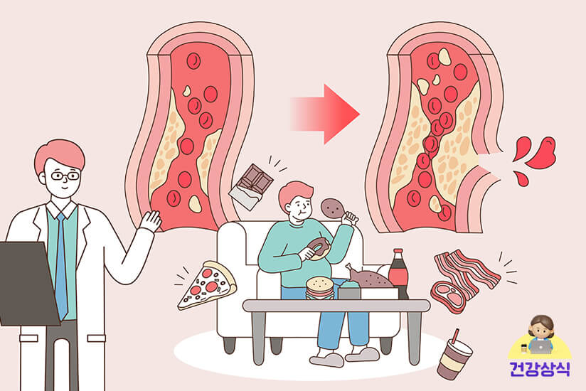 사람이-음식을-먹는-일러스트